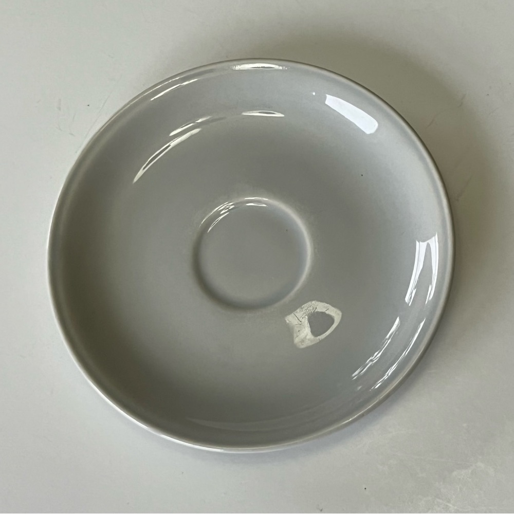 VTG 1940s Homer Laughlin Jubilee Mist Grey saucer plate